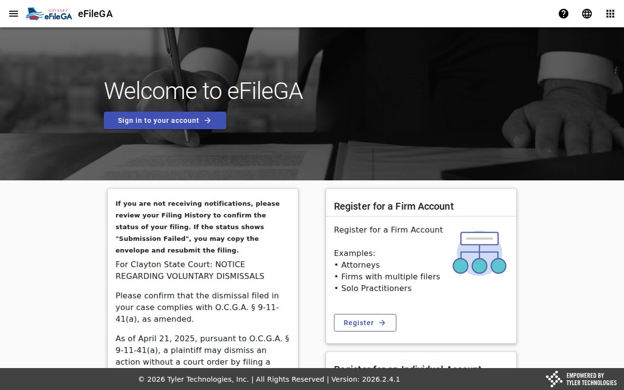 Ware County civil docket eFileGA Magistrate portal